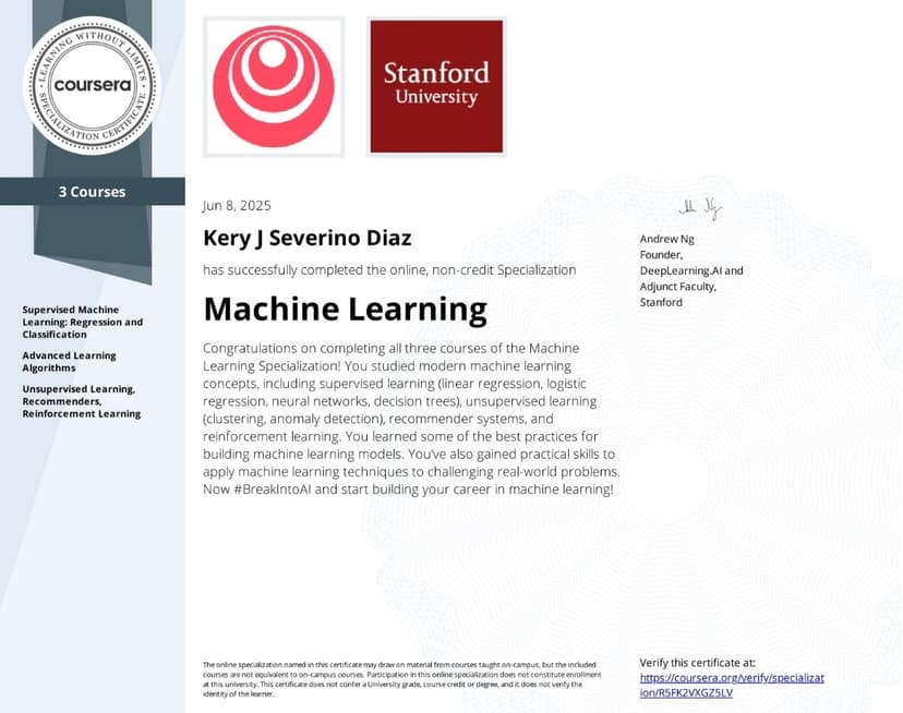 Machine Learning Specialization